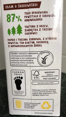 Migdałowe bez dodatku cukru - Istruzioni per il riciclaggio e/o informazioni sull'imballaggio - pl