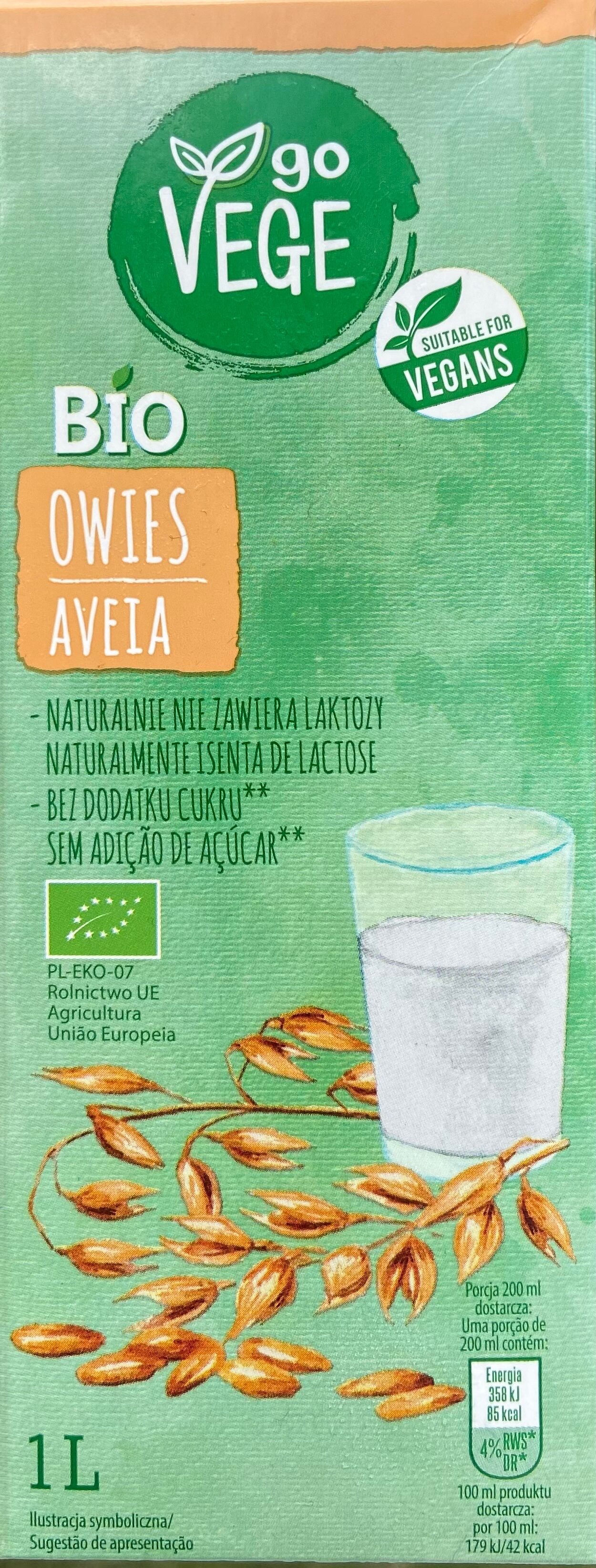 Mleko owsiane - Product - pl