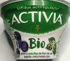 Jogurt Bio o smaku jagoda-kwiat czarnego bzu ze szczepem bakterii ActiRegularis. - Product