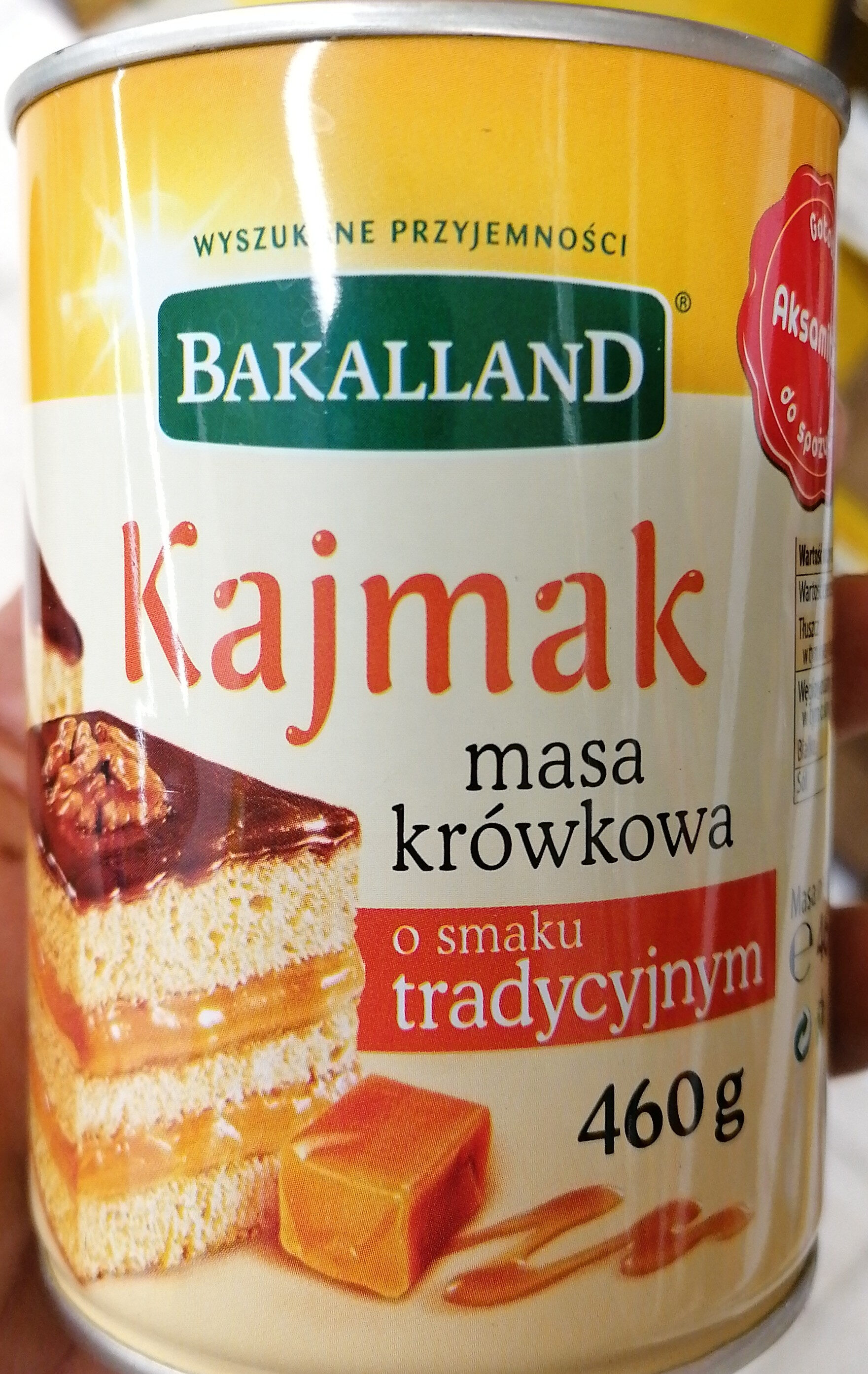 Bakalland Kajmak Masa Krówkowa o Smaku Tradycyjnym - Produit - pl