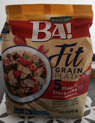 Ba! fit grain - 5 zbóż i truskawka - Product - pl