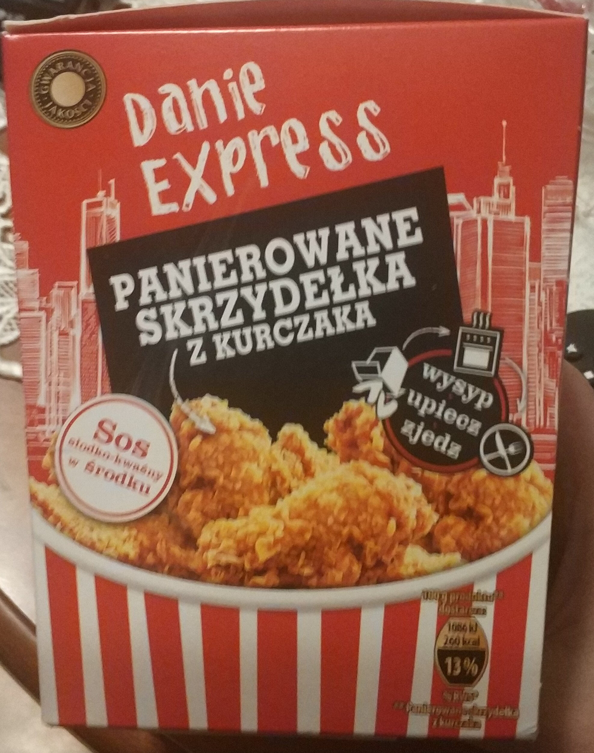 Danie express Panierowane skrzydełka z kurczaka - Produkt