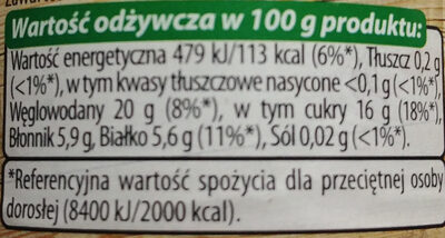 Koncentrat pomidorowy 30% - Tableau nutritionnel - pl