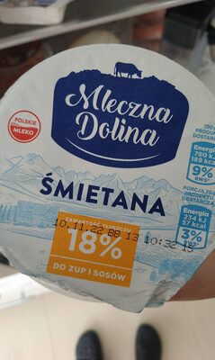 Śmietana mleczna dolina - Produkt - pl