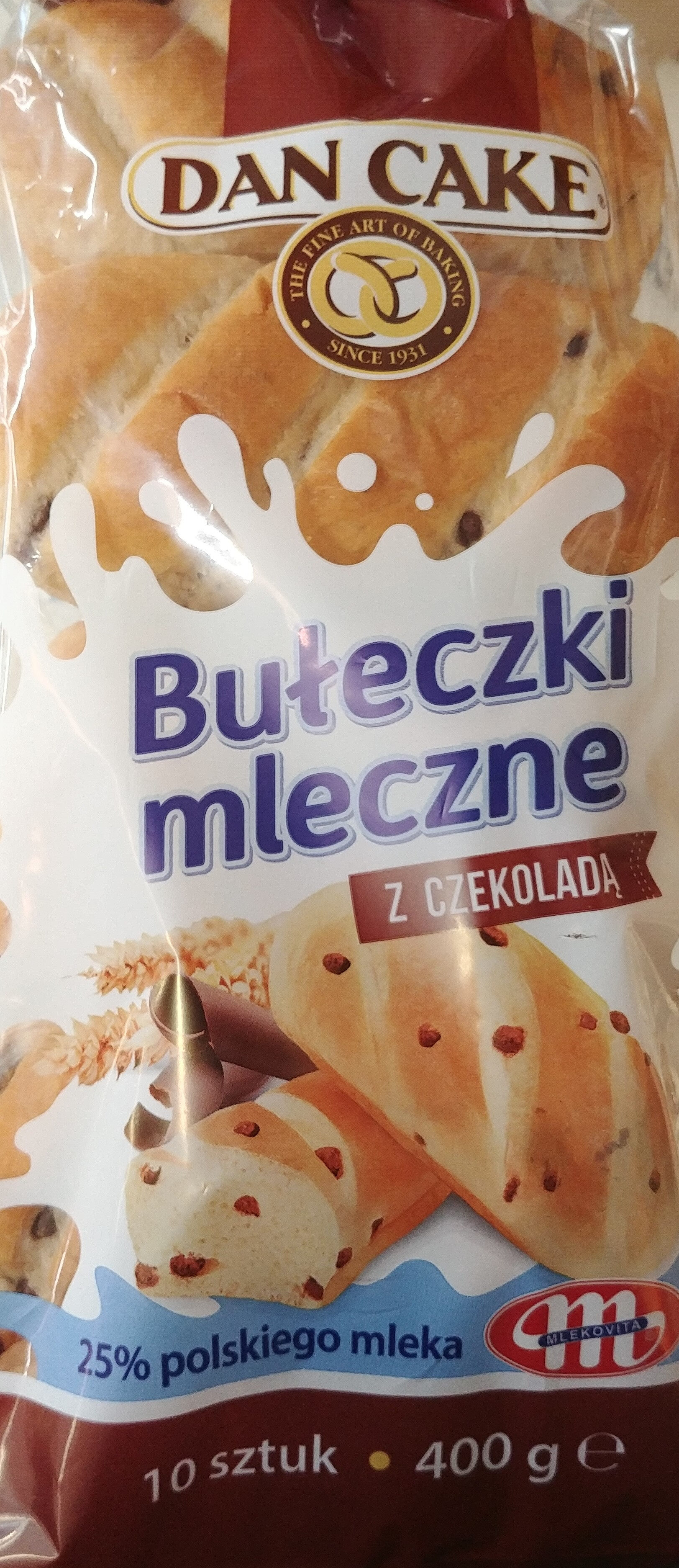 Bułeczki mleczne z czekoladą - Product - pl