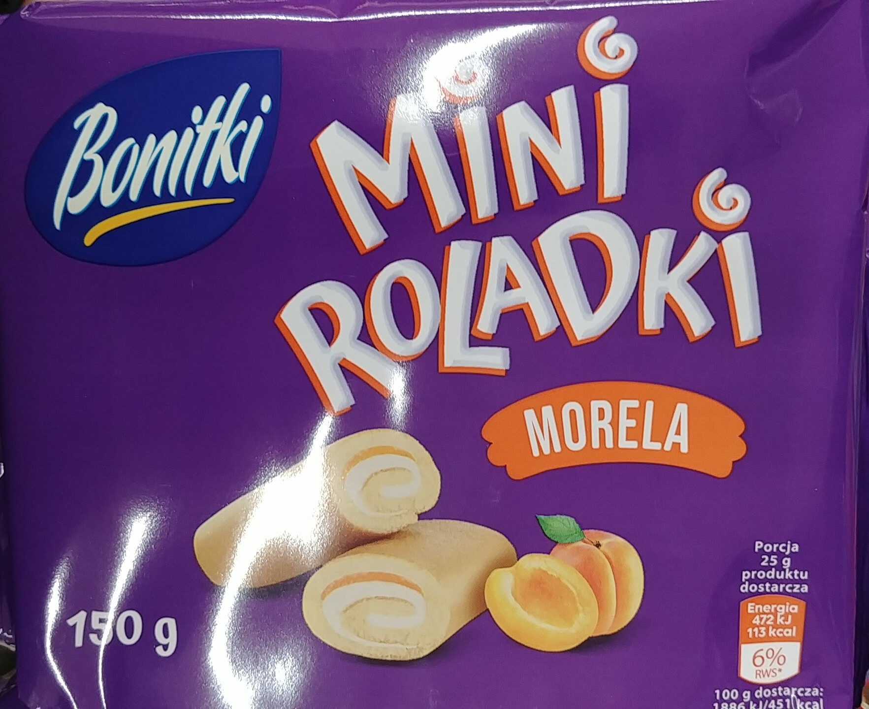 Bonitki Mini Roladki Morela - Product - pl