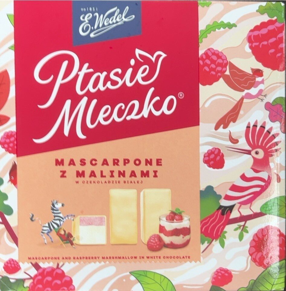 E. Wedel Ptasie Mleczko Mascarpone z Malinami - Product