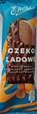 Lody czekoladowe w czekoladzie deserowej z kawałkami migdałów - Produkt