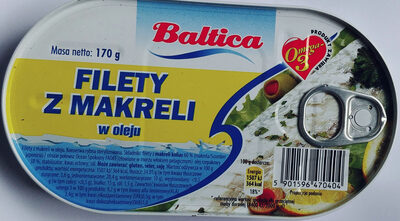 Filety z makreli w oleju - Produkt