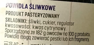 Powidła śliwkowe - Ingredients - pl