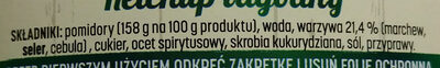 Ketchup łagodny - Ingredients - pl
