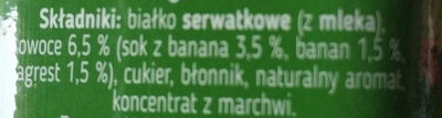 koktajl białkowy - Ingredients - pl