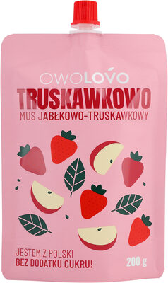 Truskawkowo Mus jabłkowo-truskawkowy - Product - pl