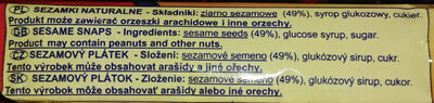 Sezamki naturalne - Ingredients - pl