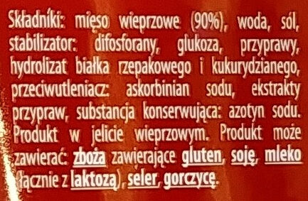 Kiełbasa Śląska - Ingredients - pl