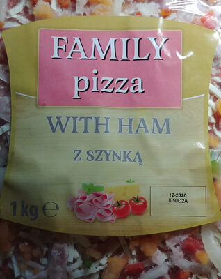 Pizza z szynką wieprzową, na podpieczonym spodzie. - Product - pl