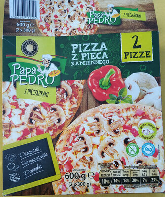Pizza z pieca kamiennego z pieczarkami - Product - pl