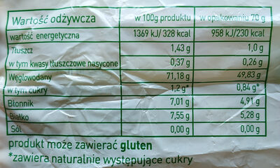 Pałeczki warzywne kukurydziano-ziemniaczane z porem - Wartości odżywcze