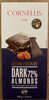 Belgian chocolate - Dark 72% almonds - Produkt