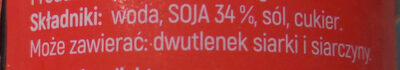 Sos sojowy jasny - Ingredients - pl
