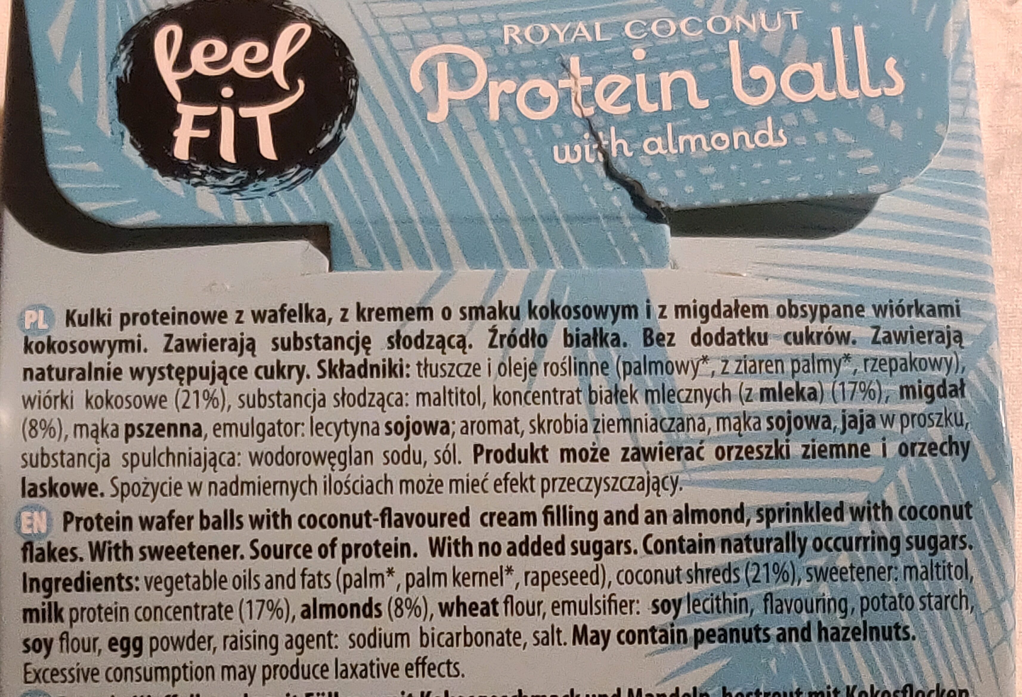 Protein Balls - Składniki