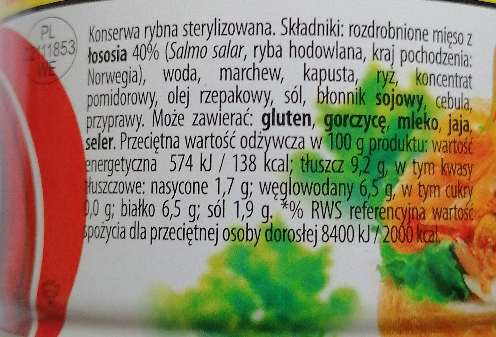 Szczeciński paprykarz z łososiem - Ingredients - pl