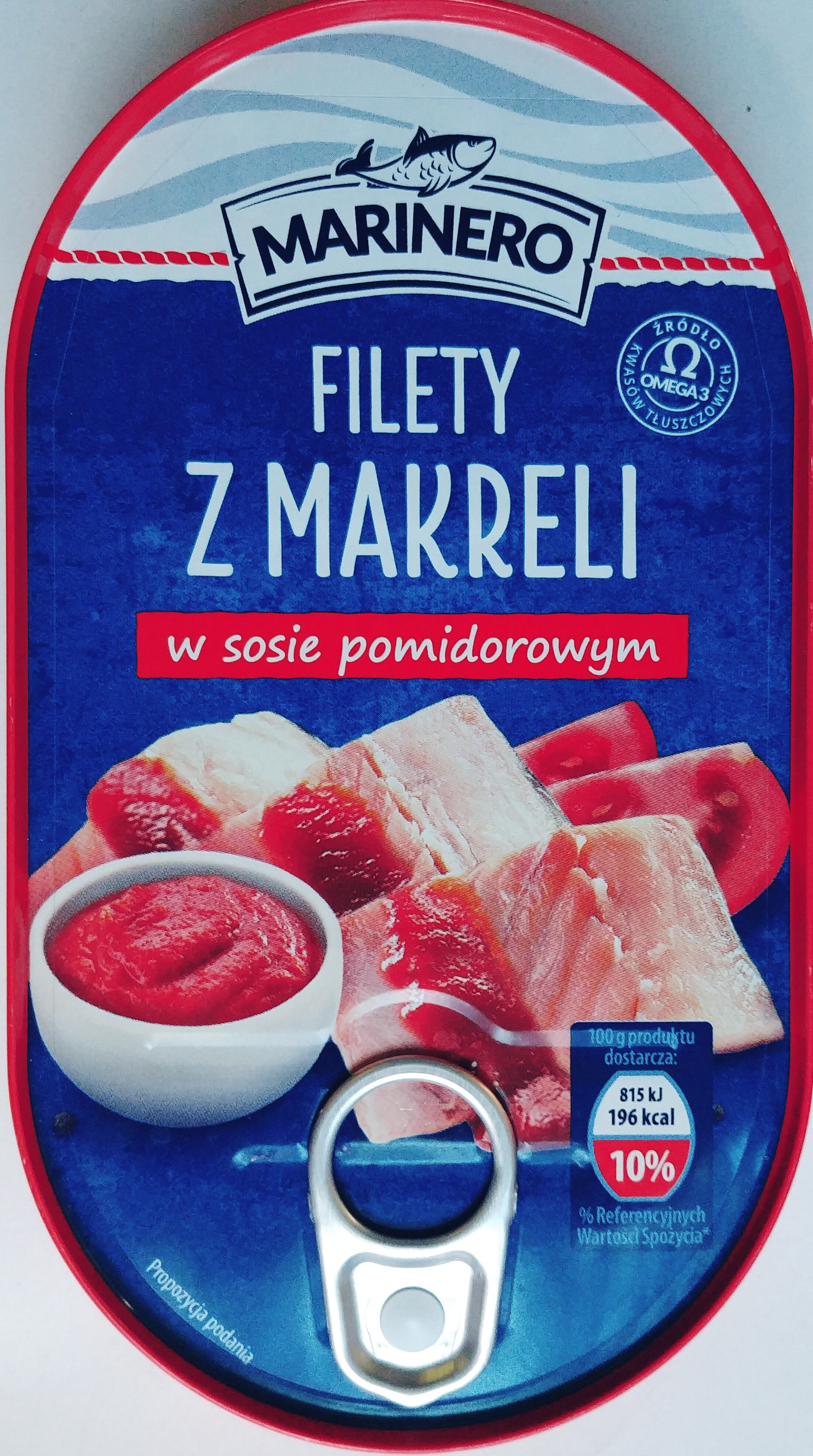 Filety z makreli w sosie pomidorowym - Produit - pl