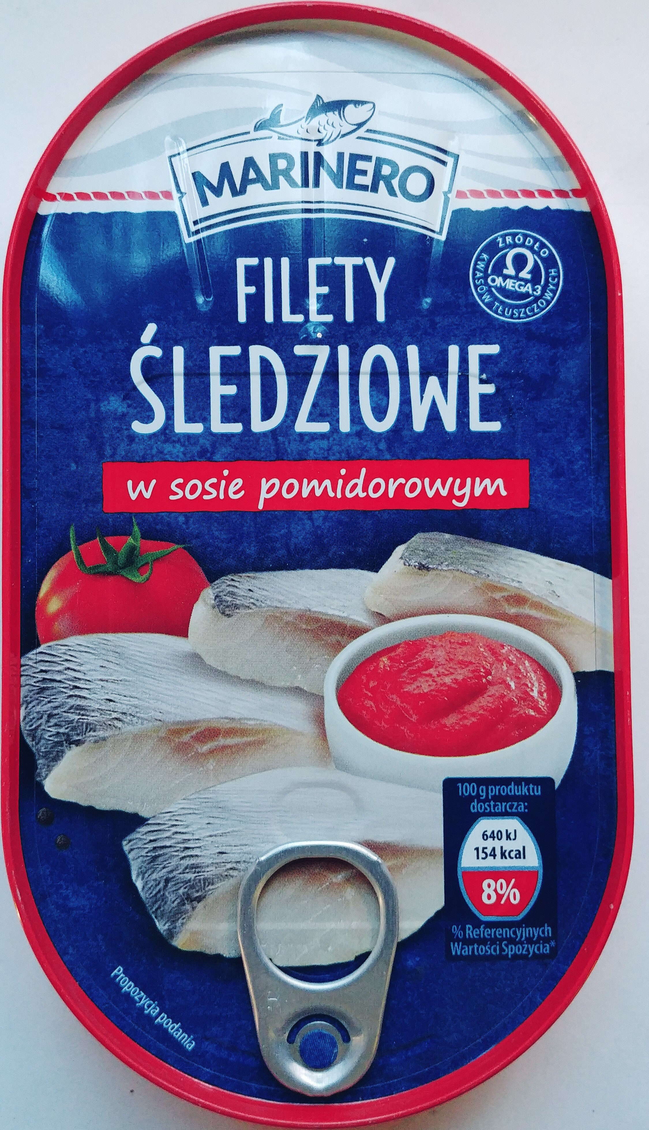 Filety śledziowe w sosie pomidorowym - Produit - pl