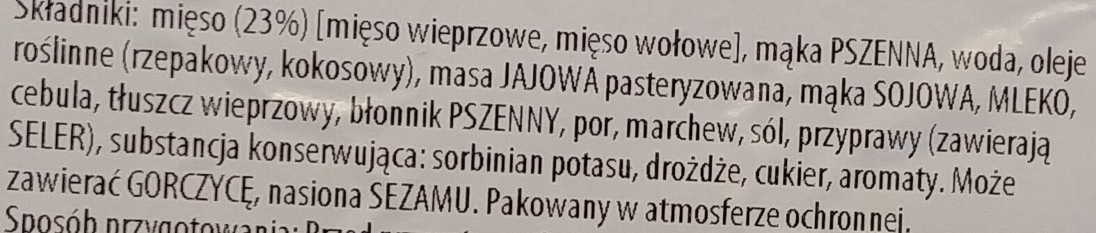 Krokiety z mięsem - Ingrédients - pl