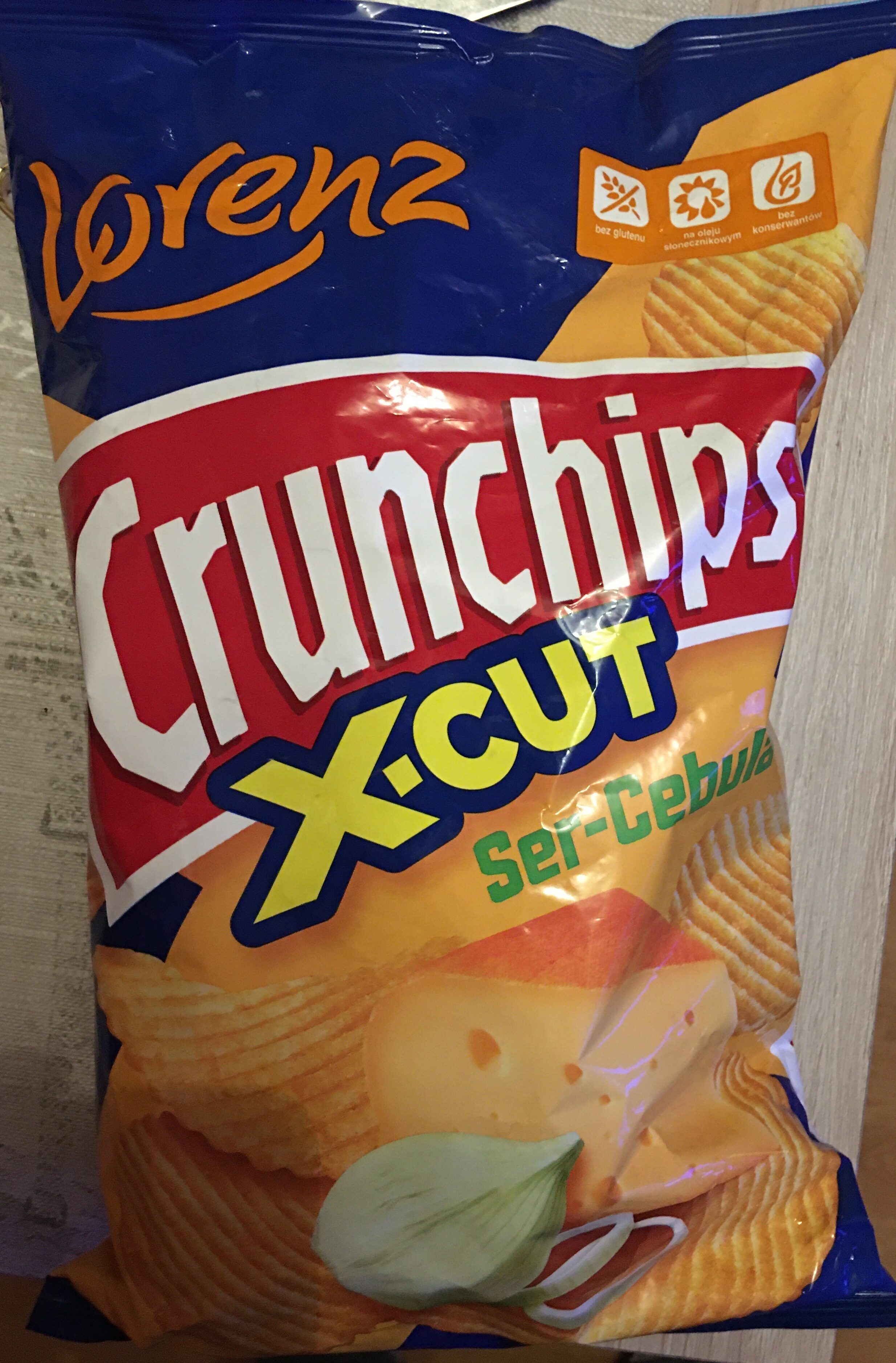 Crunchips X-CUT Ser-Cebula - Produkt