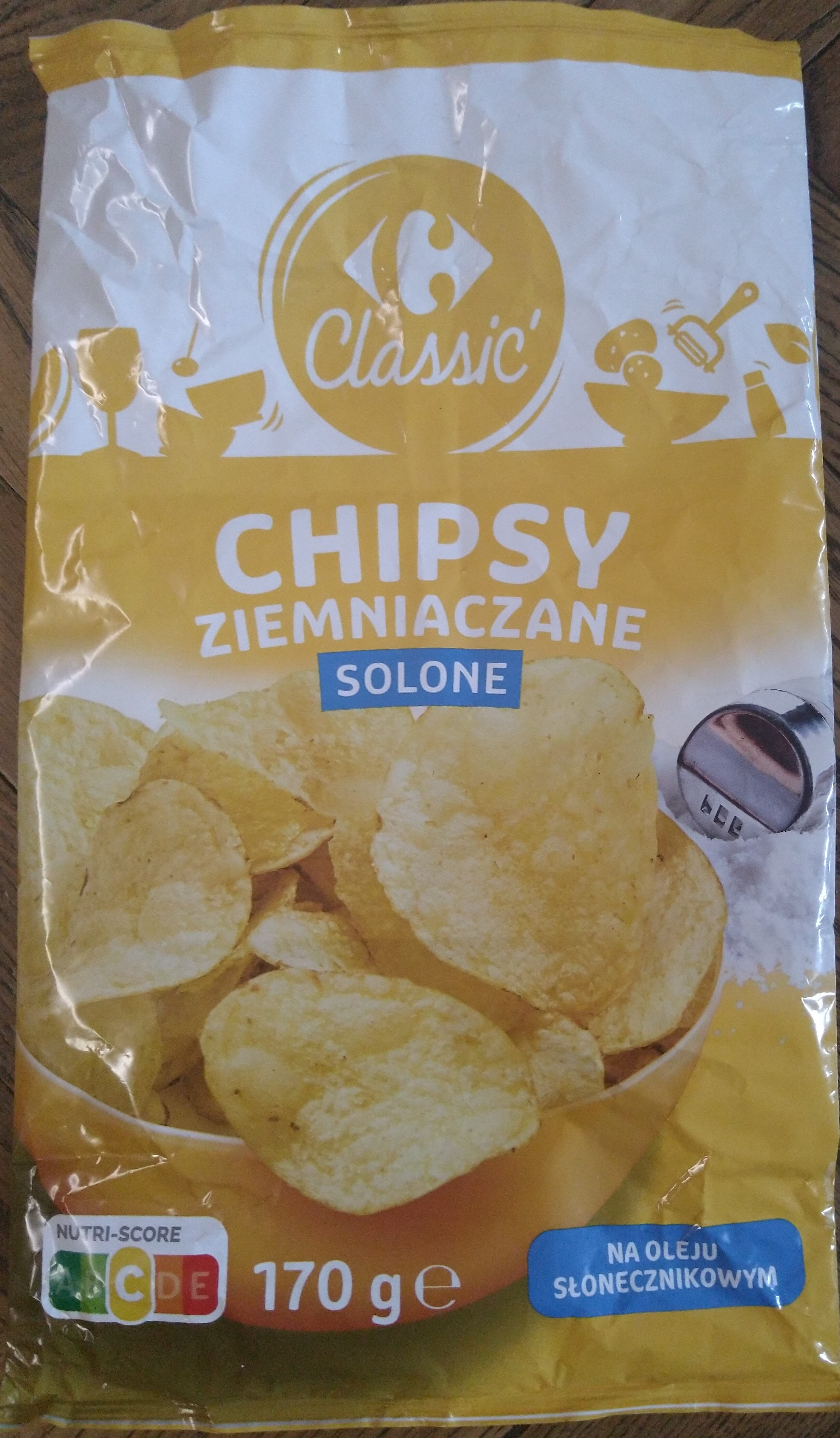 Chipsy ziemniaczane solone - Produkt
