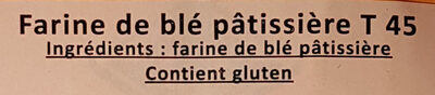 Farine typ 450 - Ingredients - fr