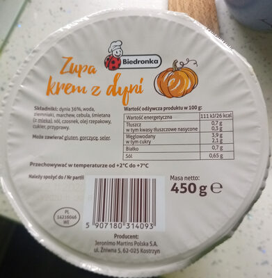 Zupa krem z dyni - Product - pl