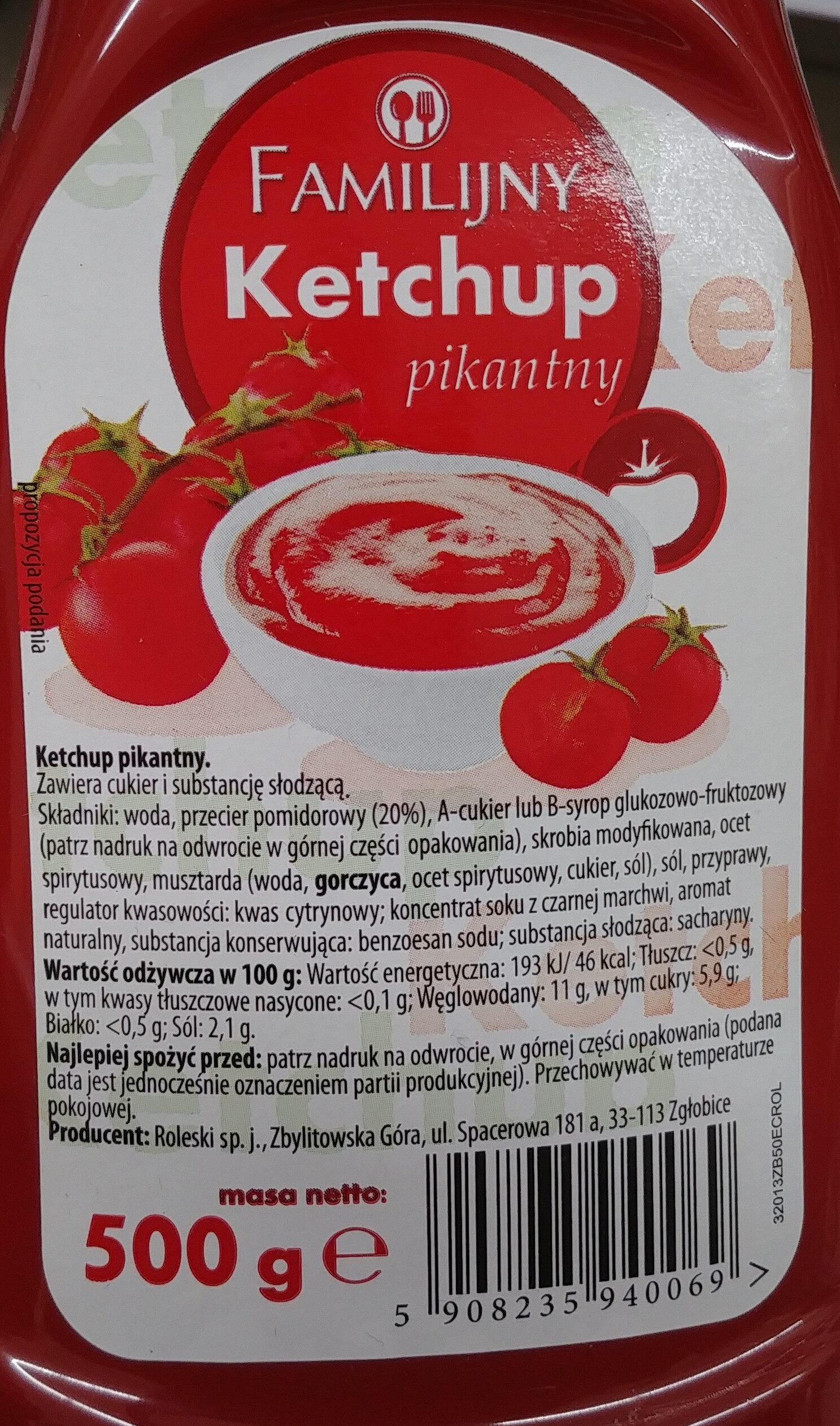 Ketchup pikantny - Produit - pl