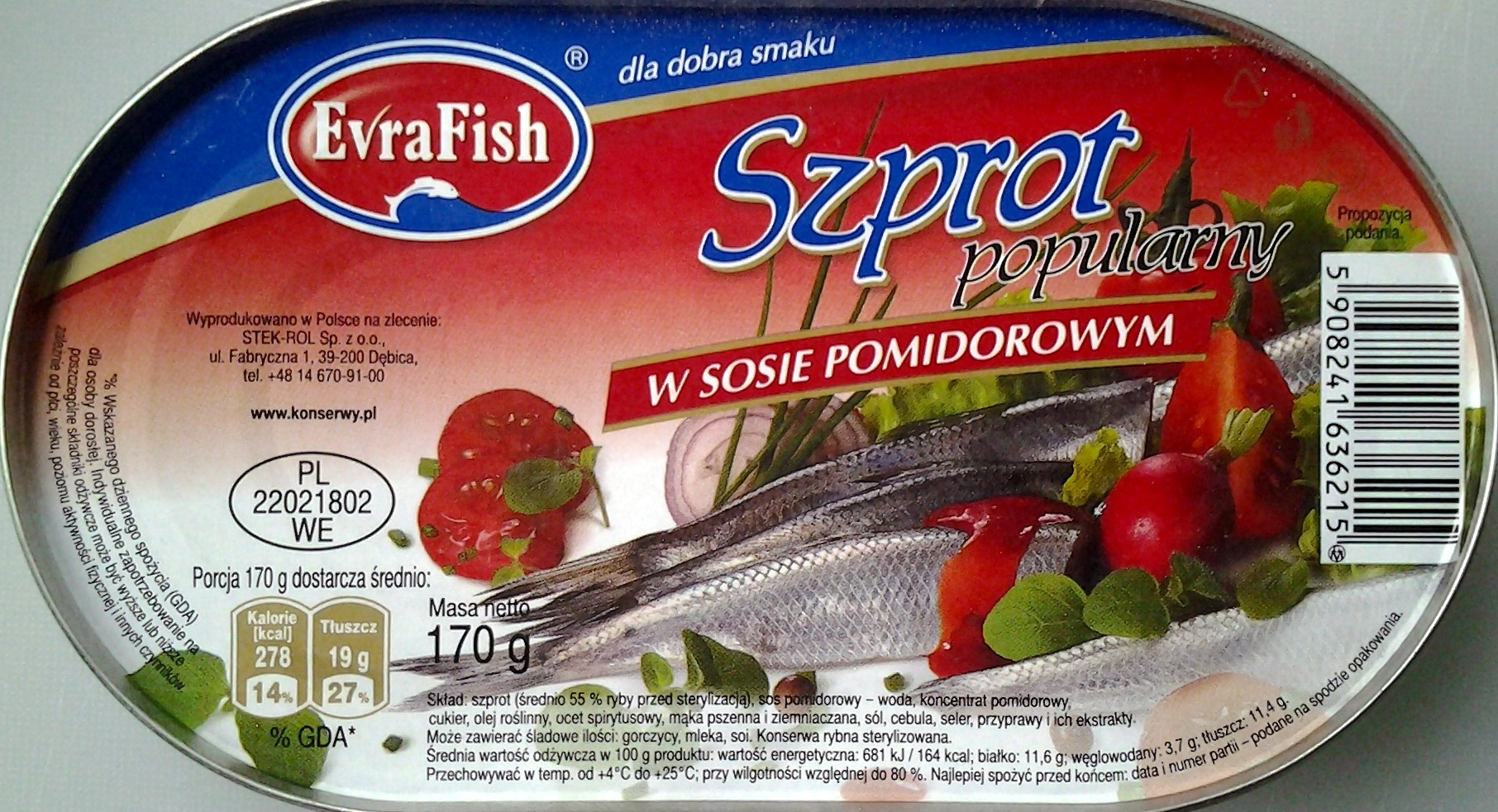 Szprot w sosie pomidorowym - Product - pl