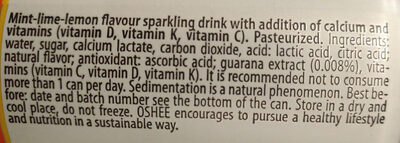 Oshee vitamin - Ingredients