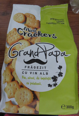 Mini crackers Grand Papa frăgezit cu vin alb - Product - ro