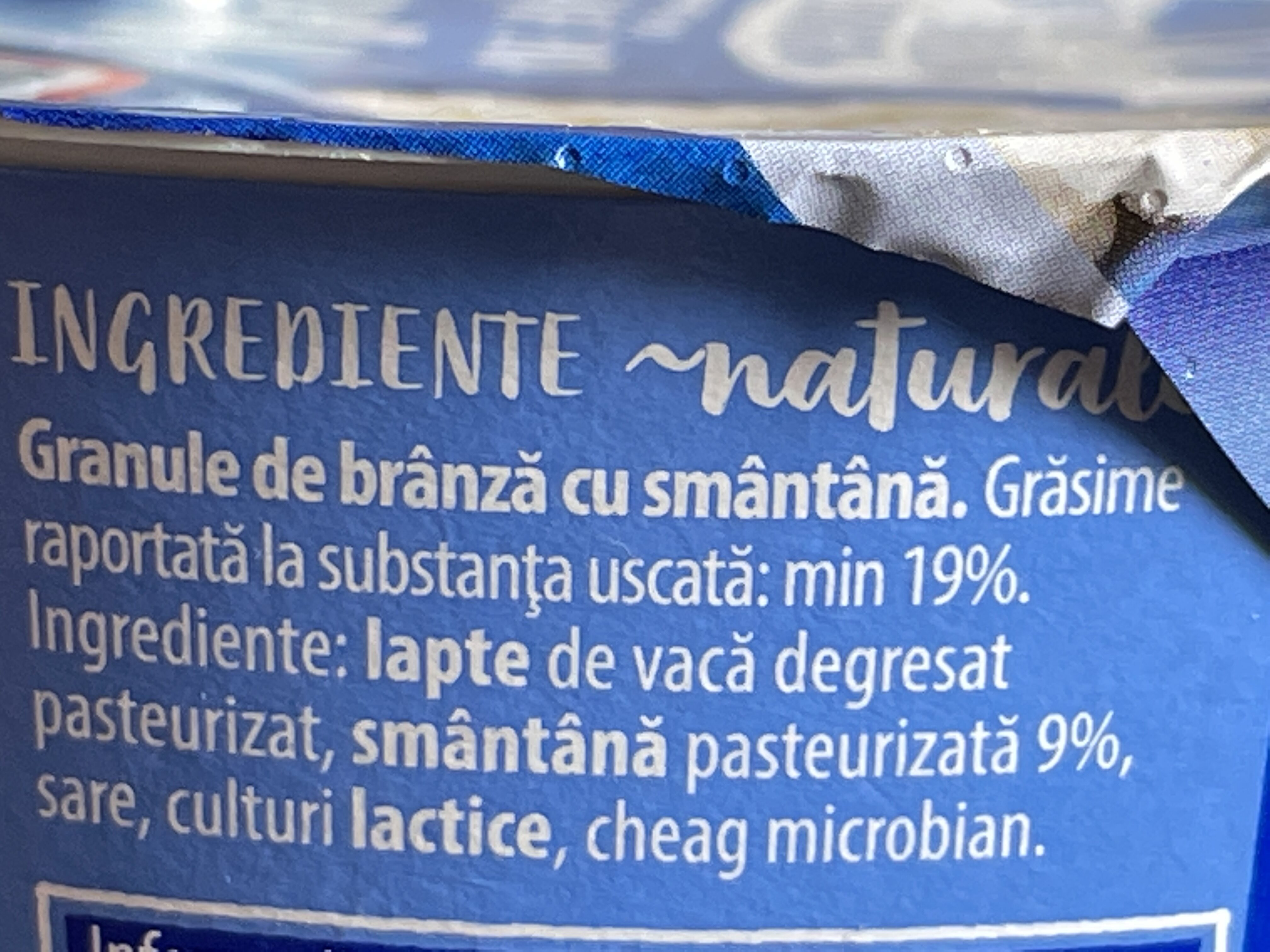 Margele De Brânză 4 % - Ingredients