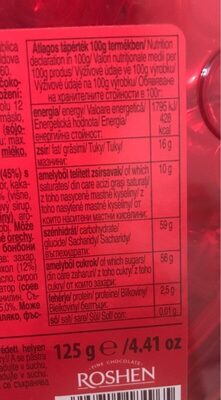 Bombo - Nutrition facts - fr