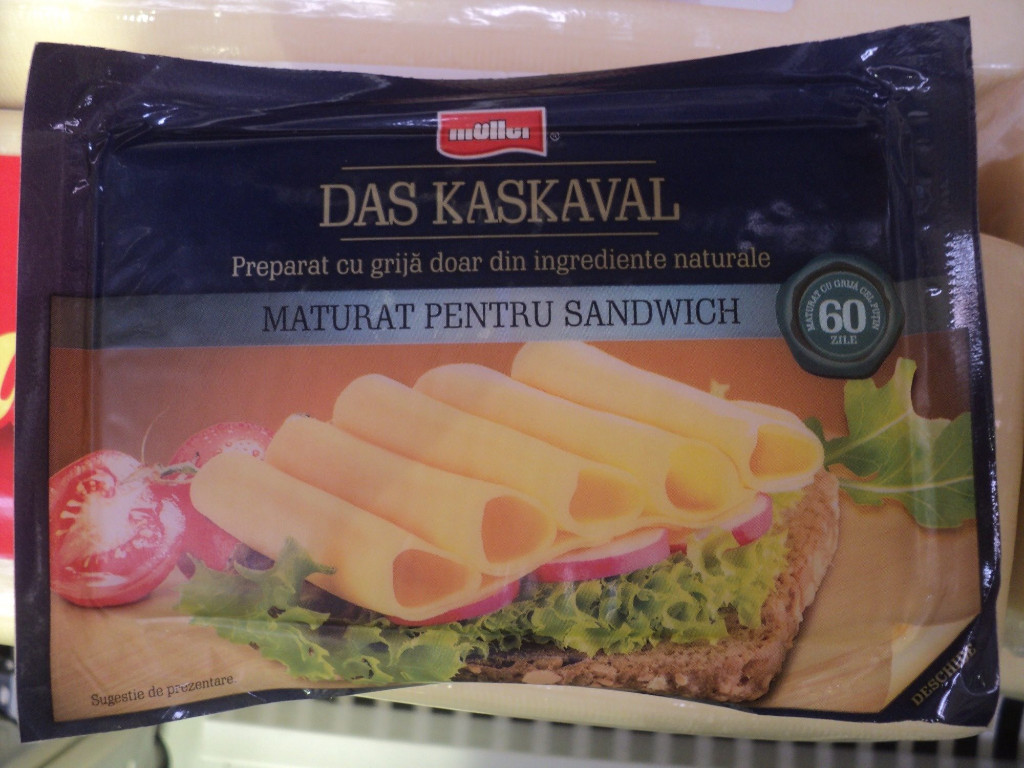 Muller Cascaval maturat pentru sandwich - Product - ro