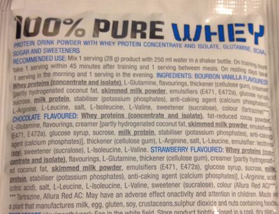 100% pure Whey - Ingrédients