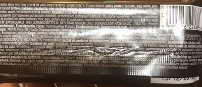 Bar protéines 20 g - Ingredienti - fr