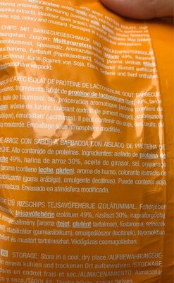 Proteine chips - Ingredients - fr