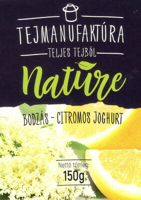 Tejmanufaktúra Nature bodzás - citromos joghurt - Produktas - hu