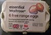 6 free range eggs - Product