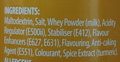 Popcorn Sprinkles - butter flavoured - Ingrediënten - en