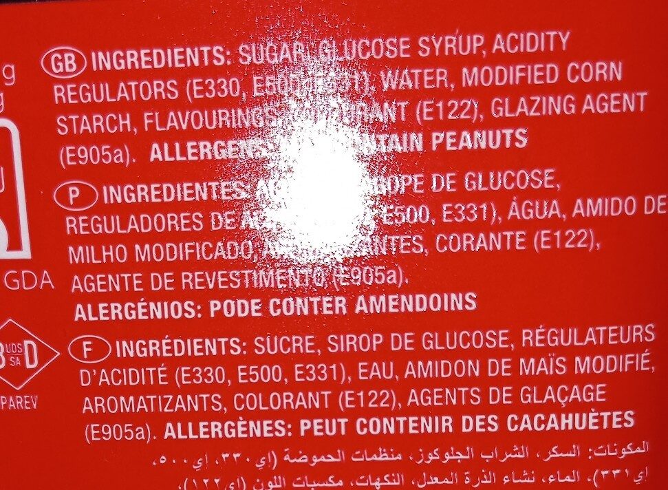 fizzpop - Ingredients