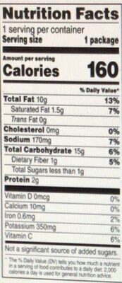 Classic chips - Nutrition facts - fr