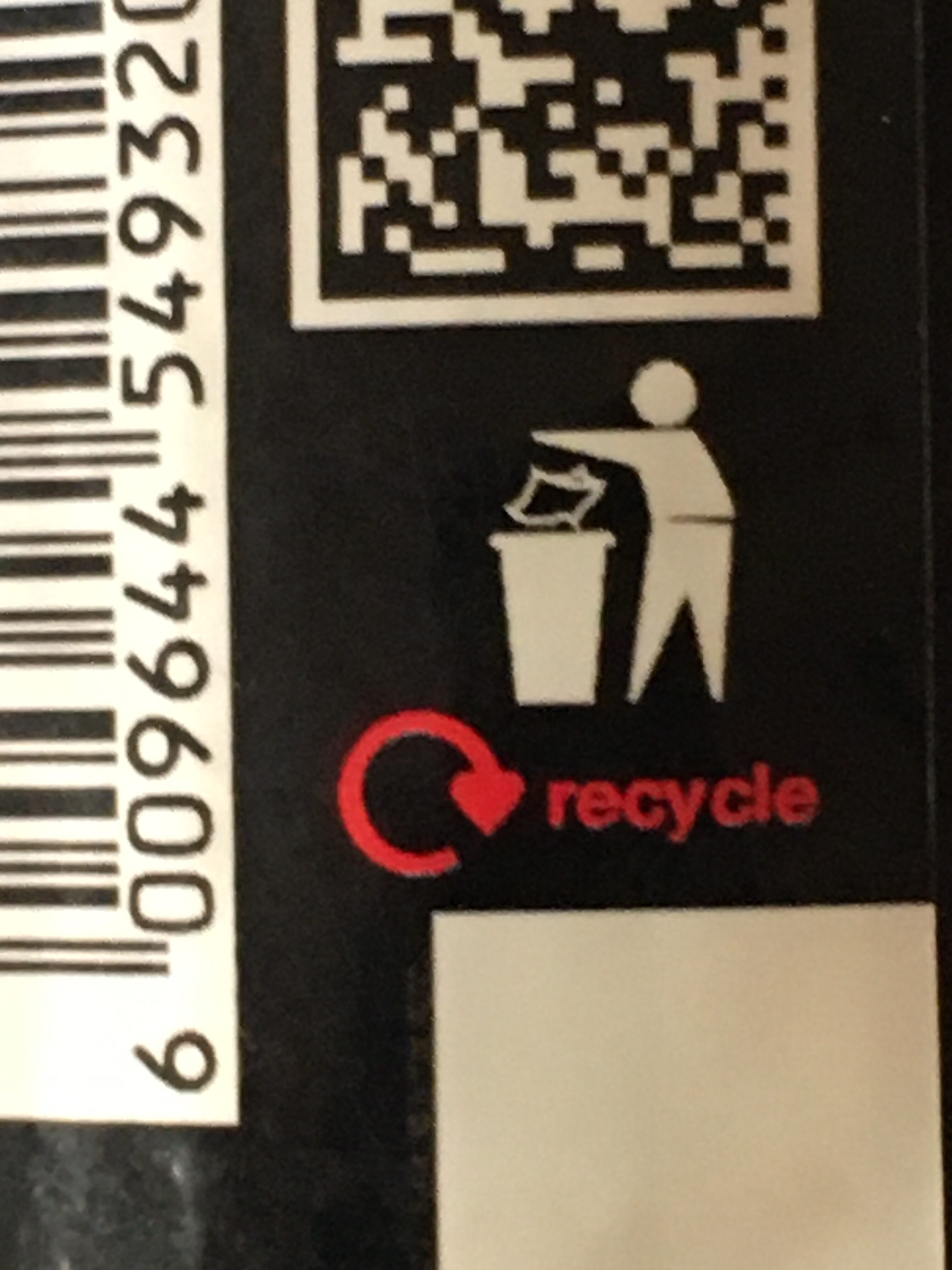 Energy drink - Instruction de recyclage et/ou informations d'emballage