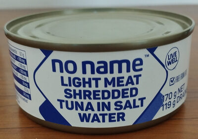 Light meat shredded tuna in salt water - Product - en